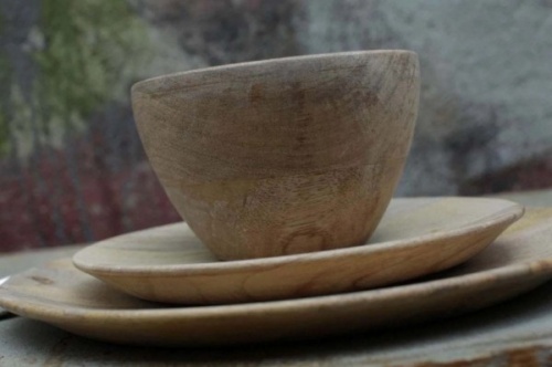 Artisan Wooden Bowl by Nkuku